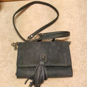 Dark gray crossbody